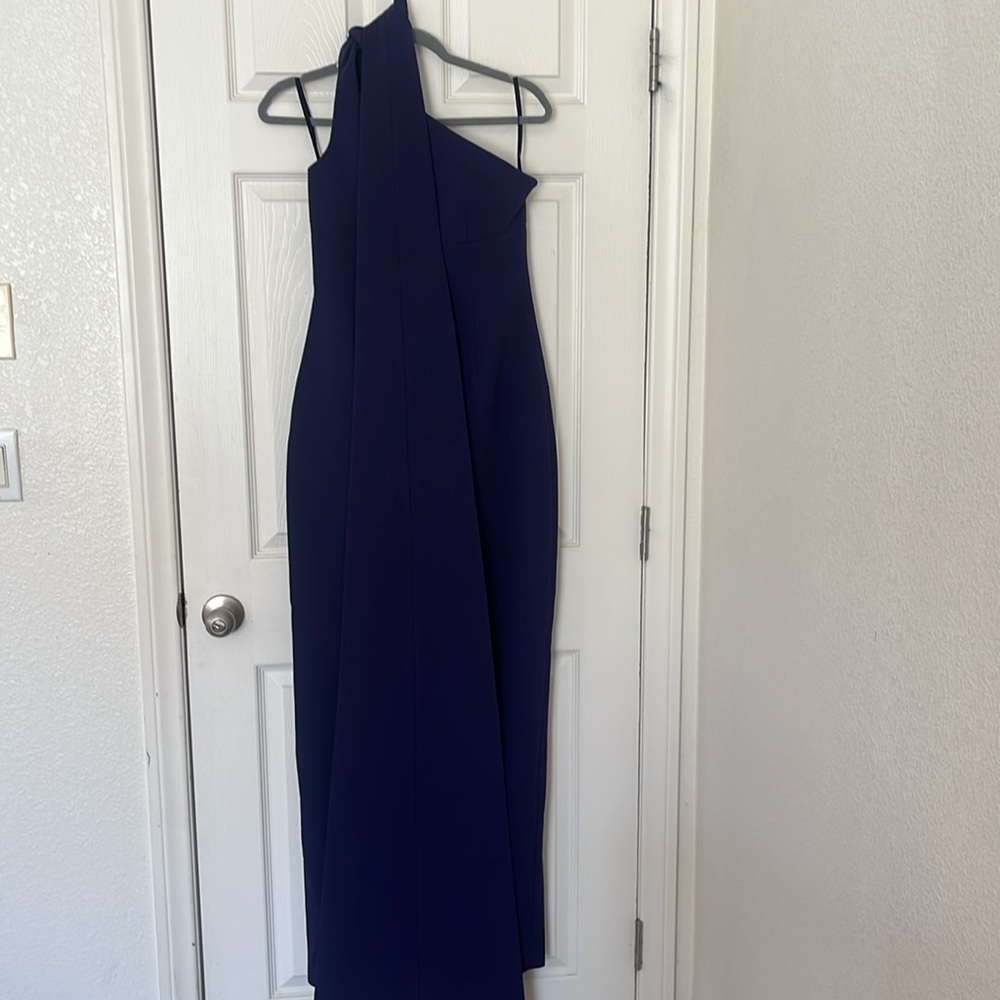NWOT $1200 MRPs Rachel Gilbert Clara dress in dark indigo size 8 - Picture 13 of 17